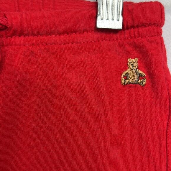 Baby Gap Brannan’s Favorites red cotton joggers EUC size 3 - Picture 3 of 9